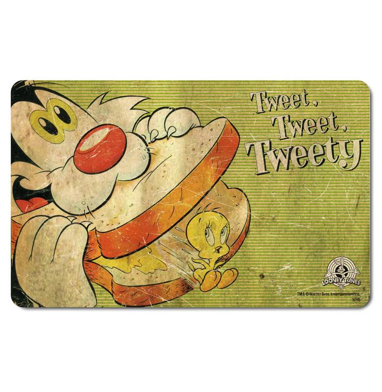 Logoshirt Looney Tunes - Tweety und Sylvester - Tweet, Tweet, Tweety - Frühstücksbrettchen
