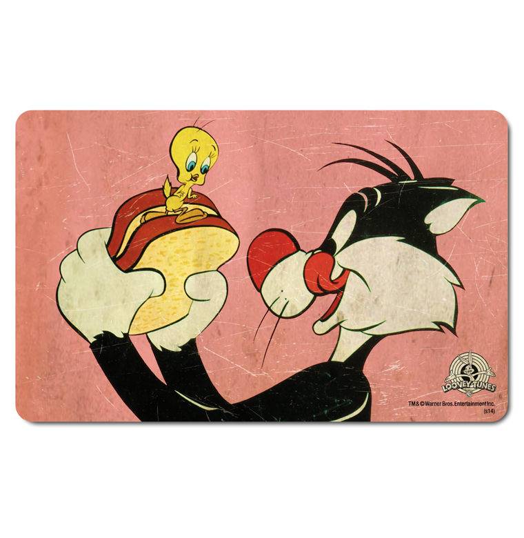Logoshirt Looney Tunes - Tweety und Sylvester - Sandwich - Frühstücksbrettchen