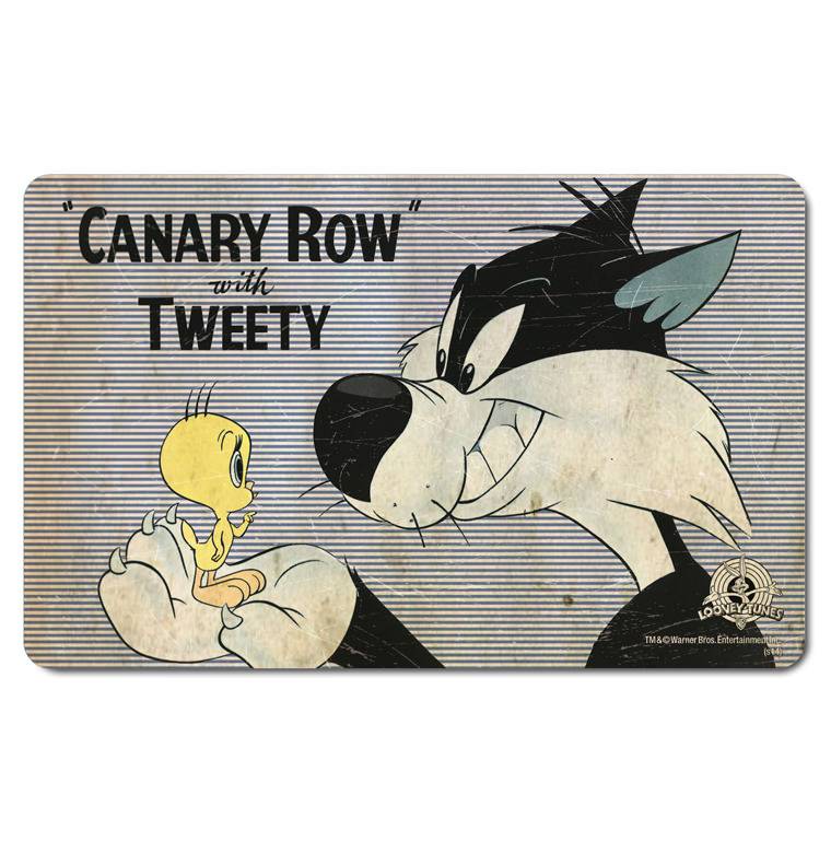 Logoshirt Looney Tunes - Tweety und Sylvester - Canary Row - Frühstücksbrettchen