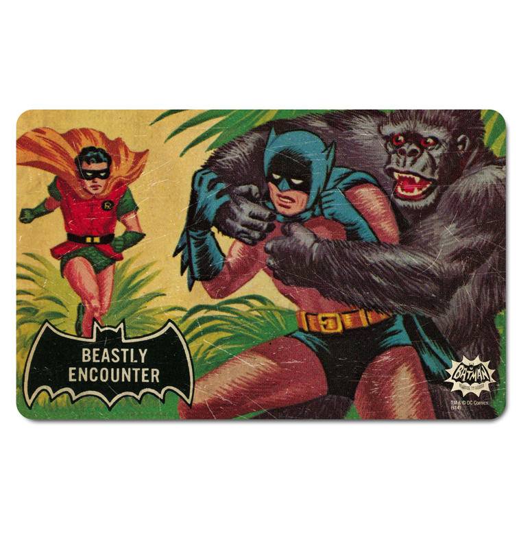 Logoshirt Batman - Beastly Encounter - DC Comics - Frühstücksbrettchen