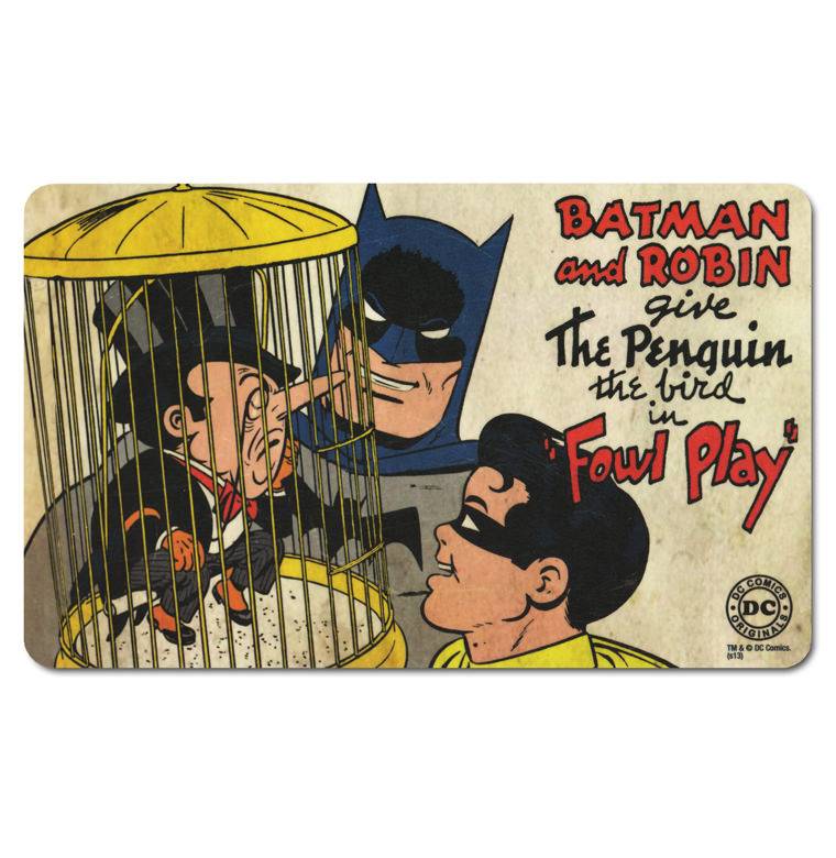 Logoshirt Batman And Robin - The Penguin - DC-Comics - Frühstücksbrettchen