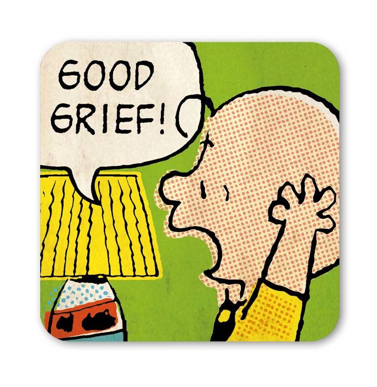 Logoshirt Untersetzer Charlie Brown - Peanuts - Good Grief