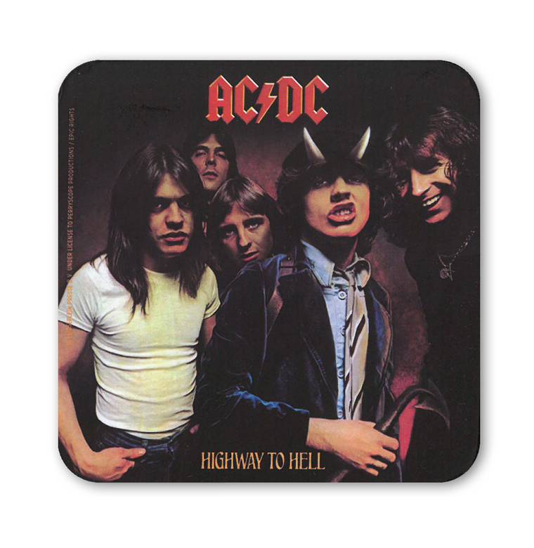 Logoshirt Untersetzer AC/DC - Highway To Hell - Rock