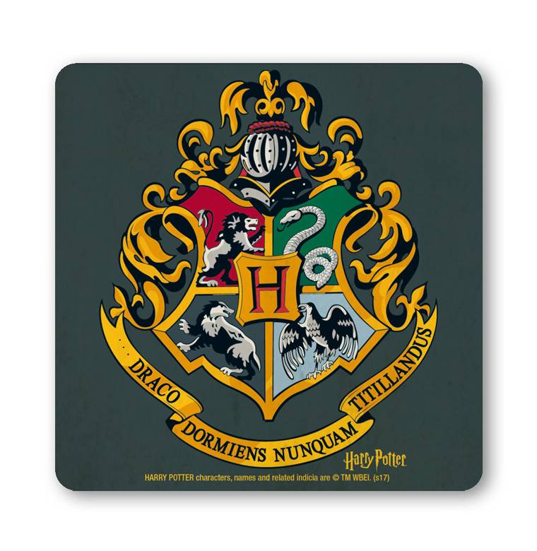 Logoshirt Harry Potter - Hogwarts Logo - Untersetzer