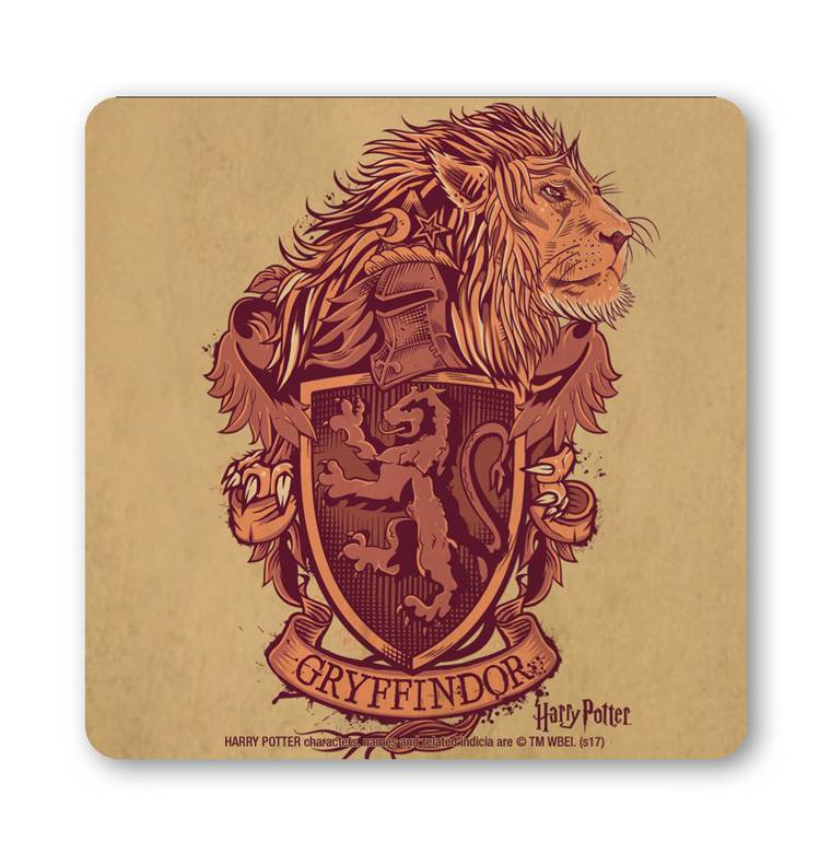 Logoshirt Harry Potter - Gryffindor Logo - Löwe - Wappen - Untersetzer