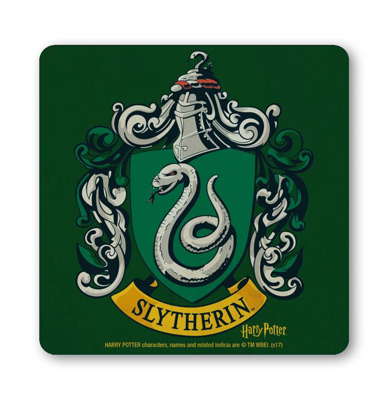 Logoshirt Harry Potter - Slytherin Logo - Schlange - Wappen - Untersetzer