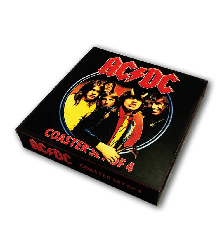 Logoshirt AC/DC - Rock'n'Roll - 4er Set - Untersetzer Angebote