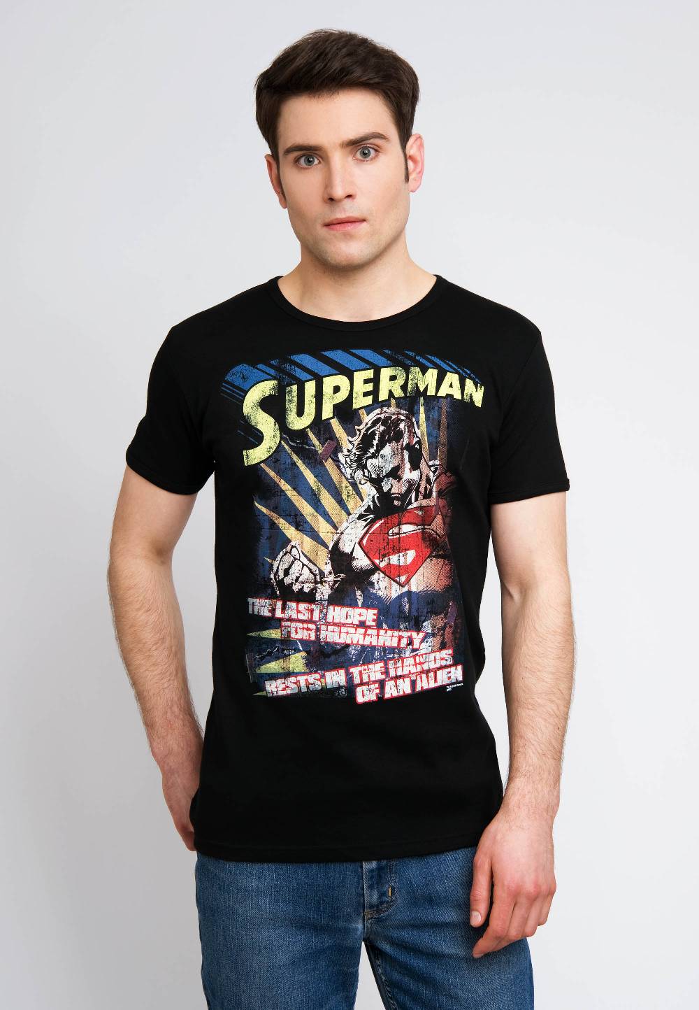Logoshirt Superman - Letzte Hoffnung - DC Comics - T-Shirt Print - Herren Preisnachlass