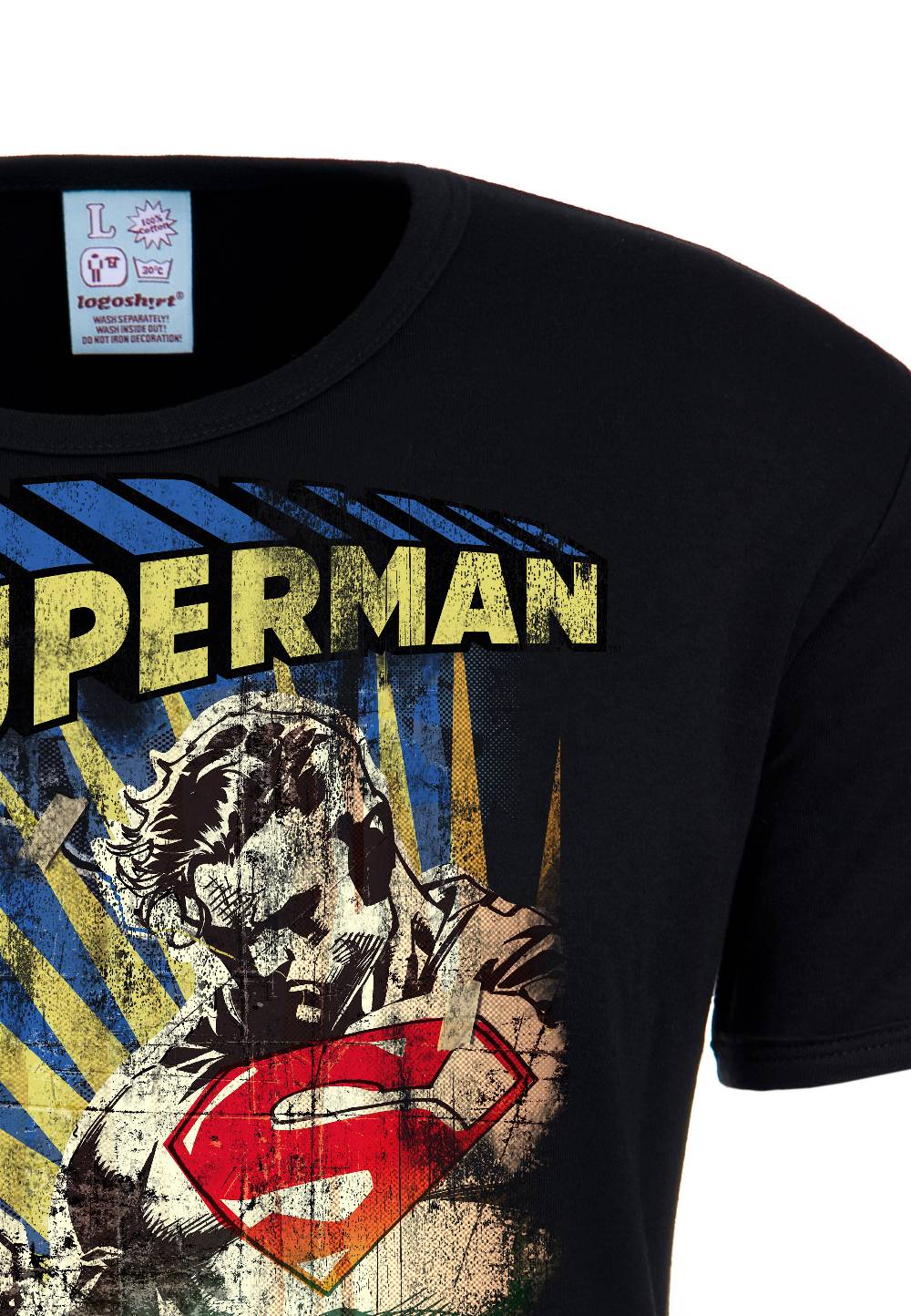 Logoshirt Superman - Letzte Hoffnung - DC Comics - T-Shirt Print - Herren Preisnachlass