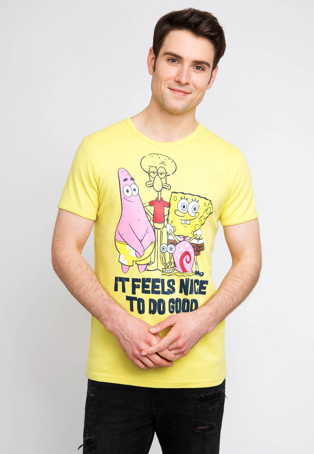 Logoshirt Spongebob - It Feels Nice - T-Shirt Print - Herren Weihnachtsangebot