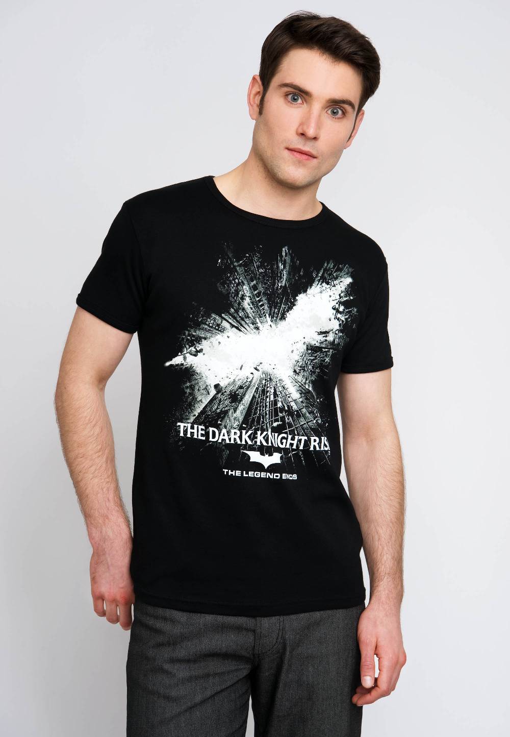 Logoshirt Batman - The Dark Knight Rises - DC Comics - T-Shirt Print - Herren Osterangebot
