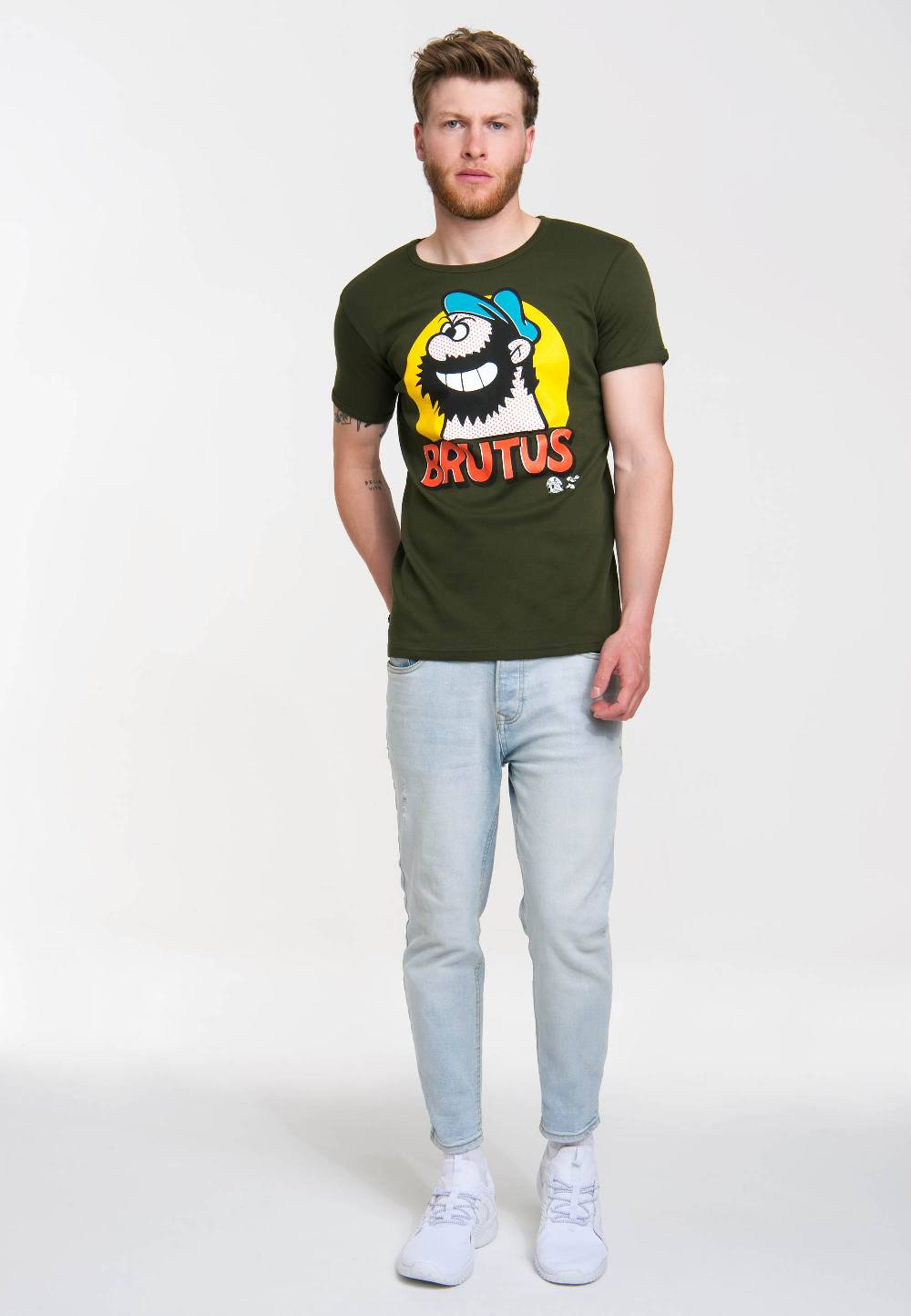 Logoshirt Popeye - Brutus - Pop Art - T-Shirt Print - Herren Muttertagsangebot