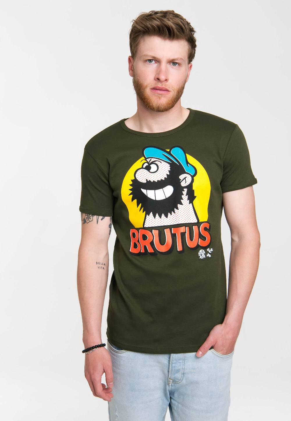Logoshirt Popeye - Brutus - Pop Art - T-Shirt Print - Herren Muttertagsangebot