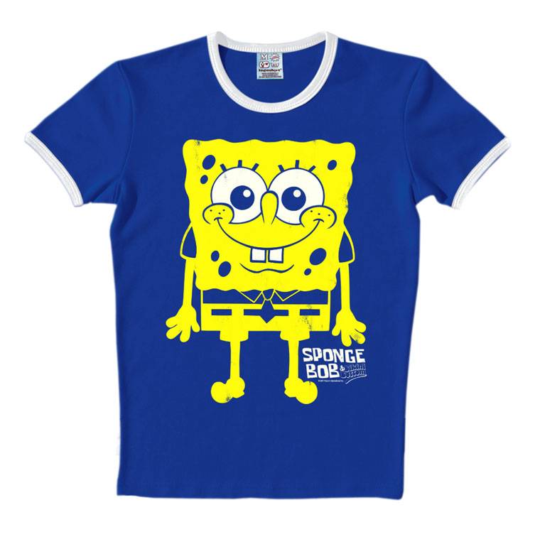 Logoshirt Spongebob - Ich Bin Bereit - T-Shirt Print - Herren