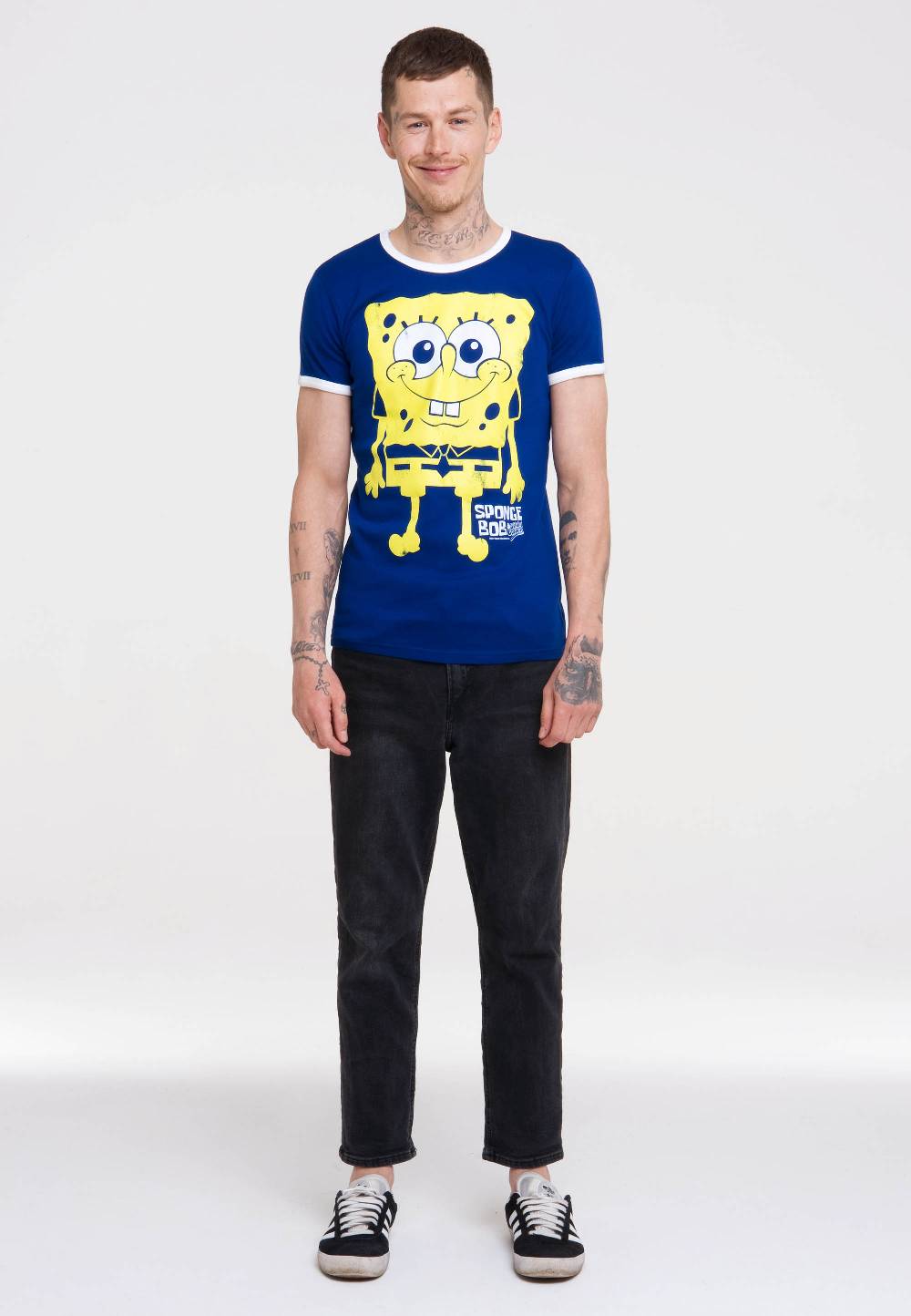 Logoshirt Spongebob - Ich Bin Bereit - T-Shirt Print - Herren Vatertagsangebot