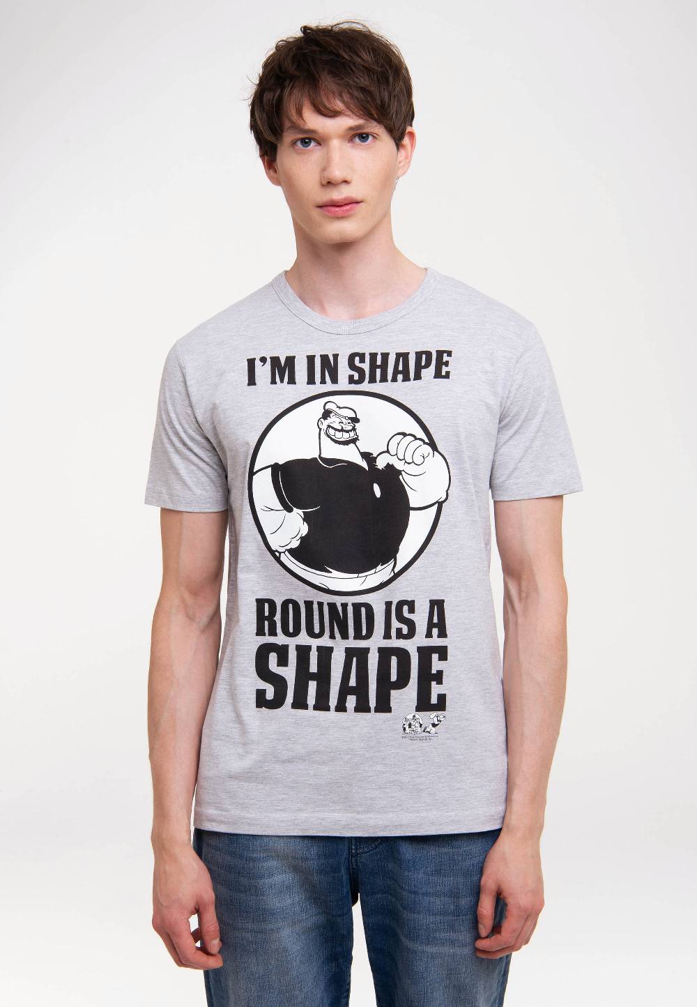 Logoshirt Popeye - Brutus - I'm In Shape - T-Shirt Print - Herren Riesige Ersparnisse
