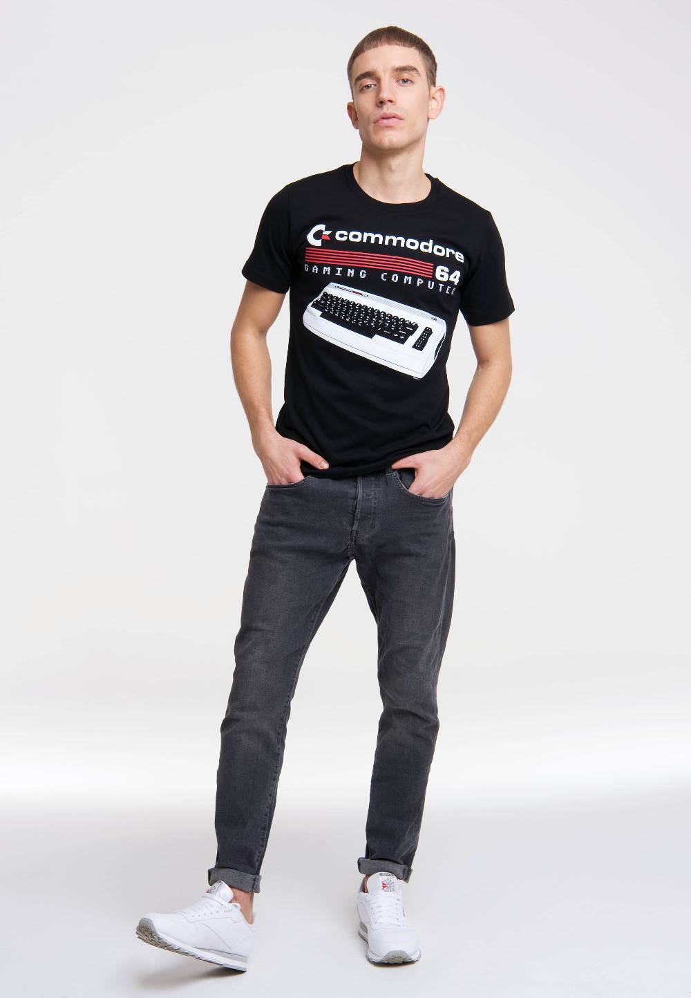Logoshirt Commodore 64 - Gaming Computer - Tastatur - T-Shirt Print Nur noch ein Tag übrig