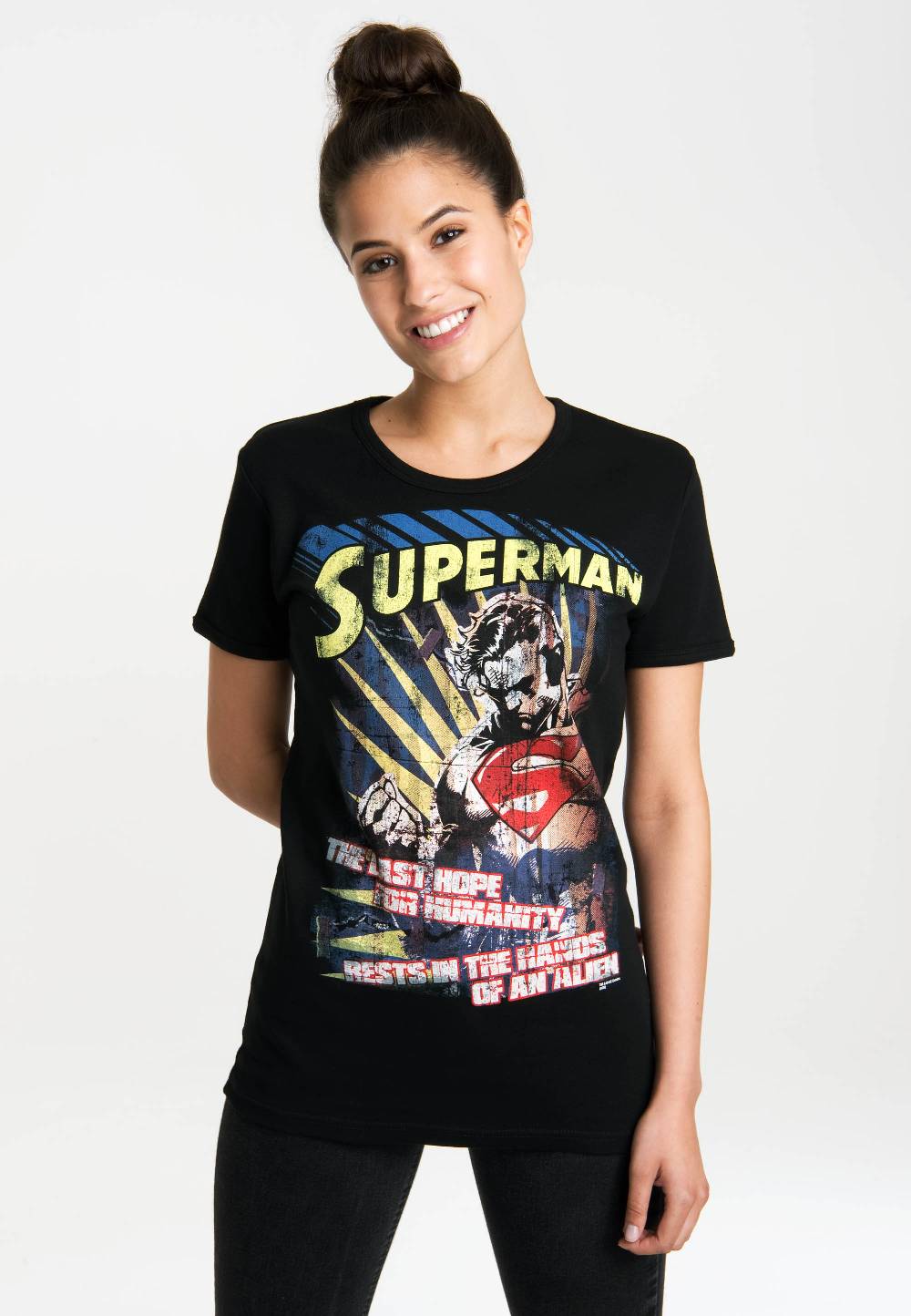 Logoshirt Superman - Letzte Hoffnung - DC Comics - T-Shirt Print - Damen Riesige Rabatte