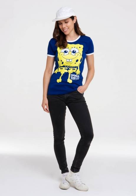 Logoshirt Spongebob - Ich Bin Bereit - T-Shirt Print - Damen Clearance-Verkauf