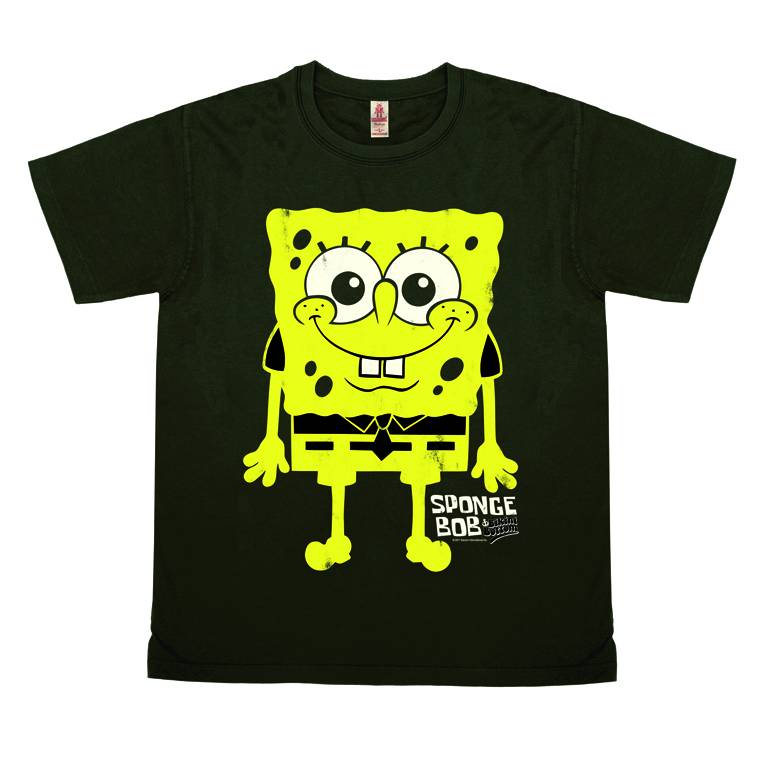 Logoshirt Spongebob - Ich Bin Bereit, Ich Bin Bereit - T-Shirt Vintage - Print - Damen