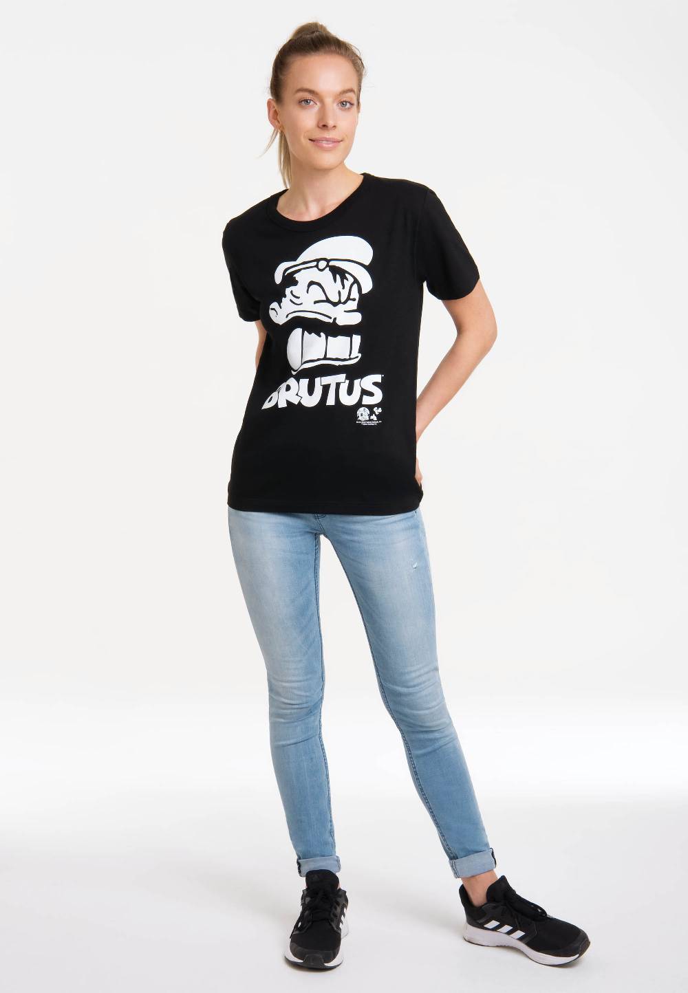 Logoshirt Popeye - Brutus - Portrait - T-Shirt Print - Damen zollfrei