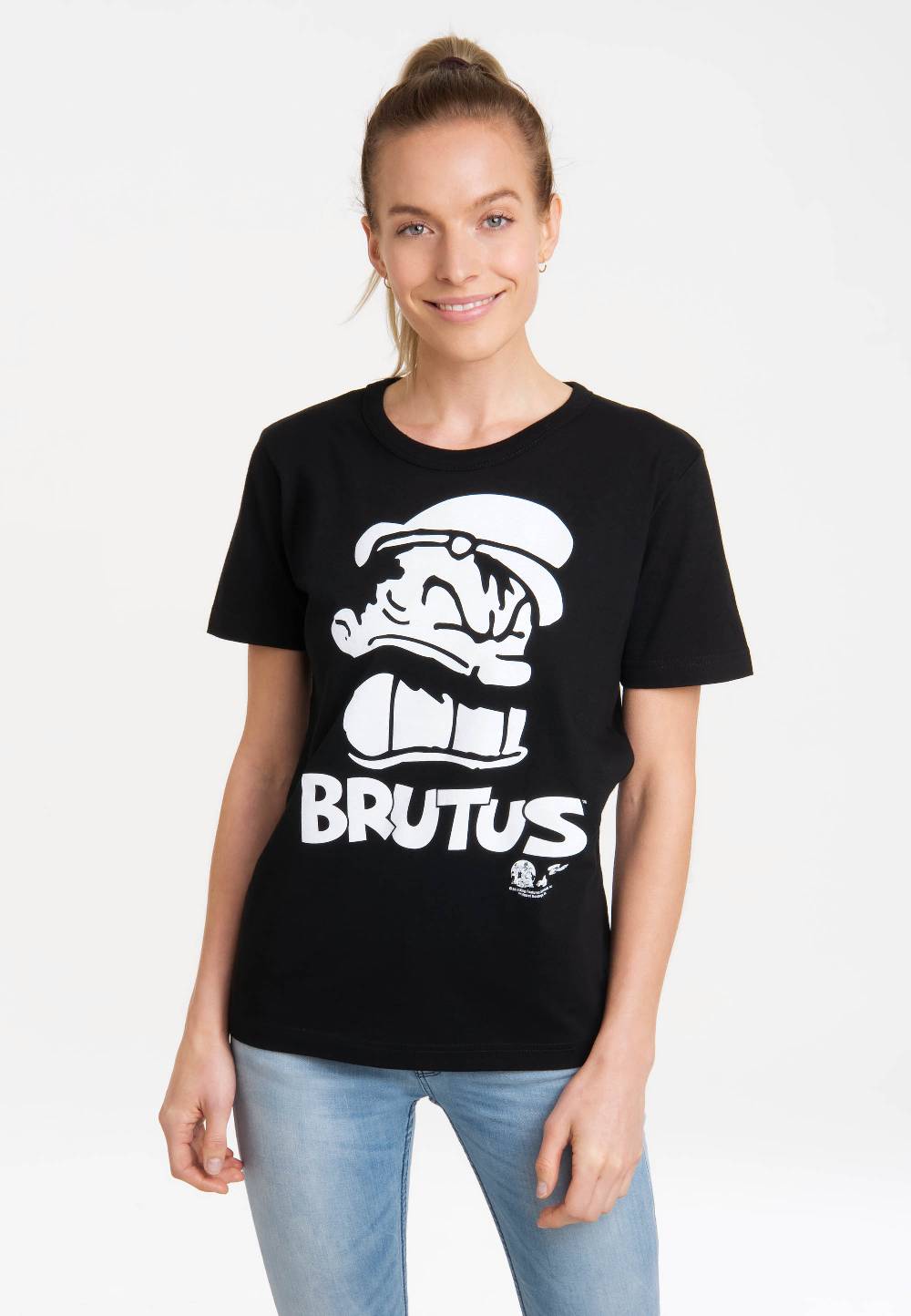 Logoshirt Popeye - Brutus - Portrait - T-Shirt Print - Damen zollfrei