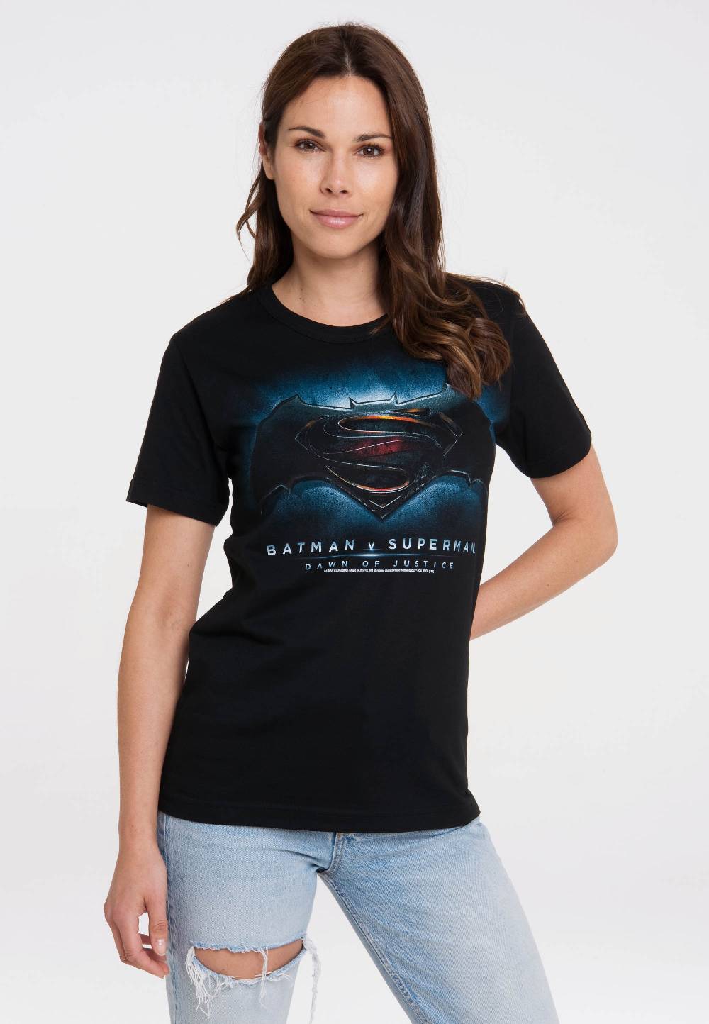 Logoshirt Batman v Superman - Dawn Of Justice - DC Comics - T-Shirt Print - Damen Rabatte dieses Monats