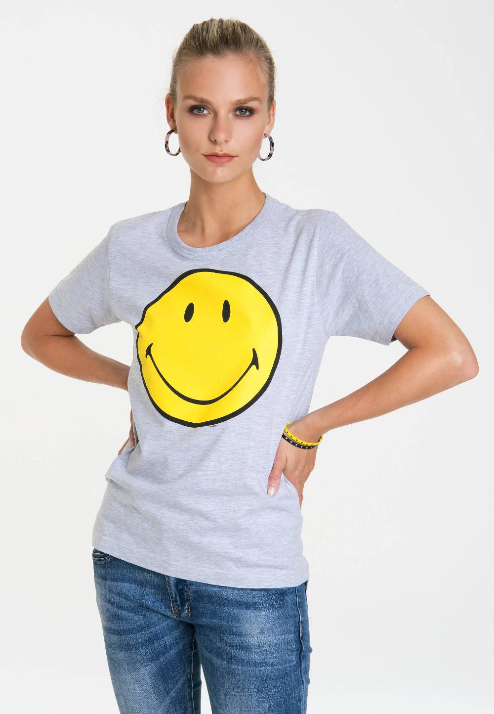 Logoshirt Original Smiley Face - Happy - T-Shirt Print - Damen Online
