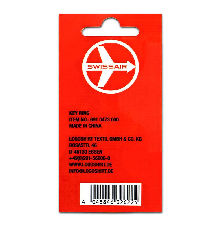 Logoshirt Swissair - Schlüsselanhänger Blitzangebot