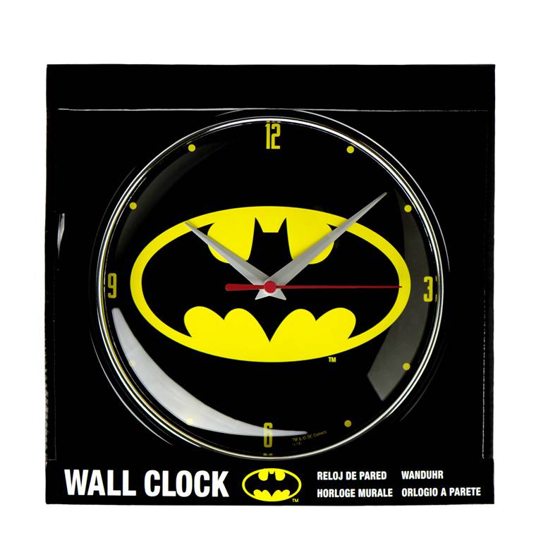 Logoshirt Batman - Logo - DC Comics - Retro - Wanduhr Große Rabatte