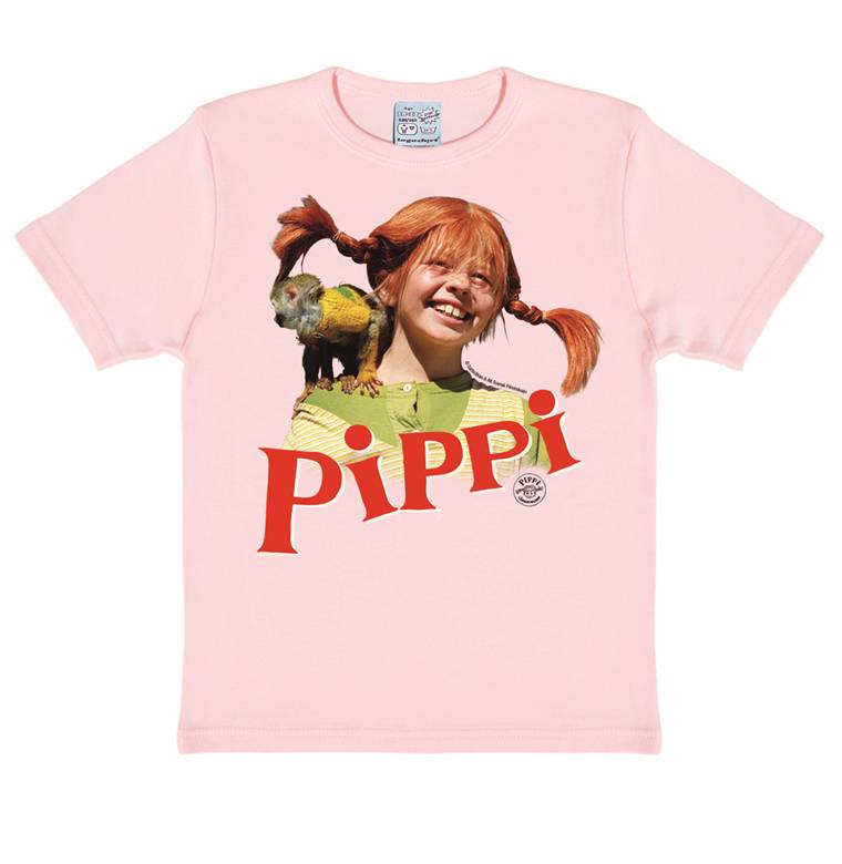 Logoshirt Pippi Langstrumpf & Herr Nilsson - T-Shirt Print - Kinder Vierteljährliche Förderung