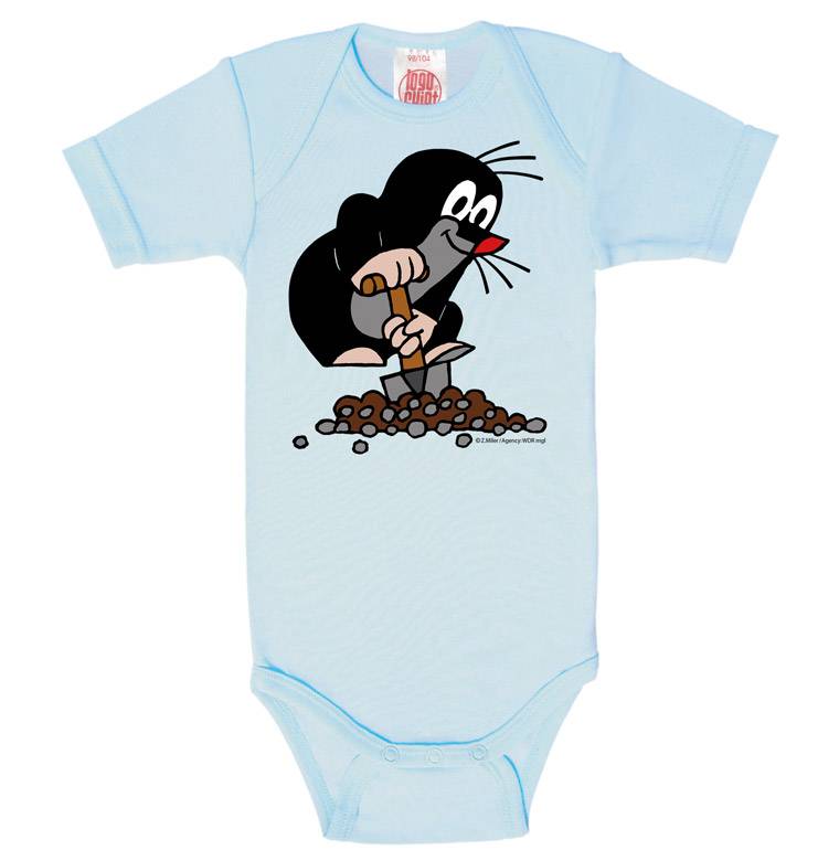 Logoshirt Der kleine Maulwurf - Hügel - Baby Body - Kurzarm