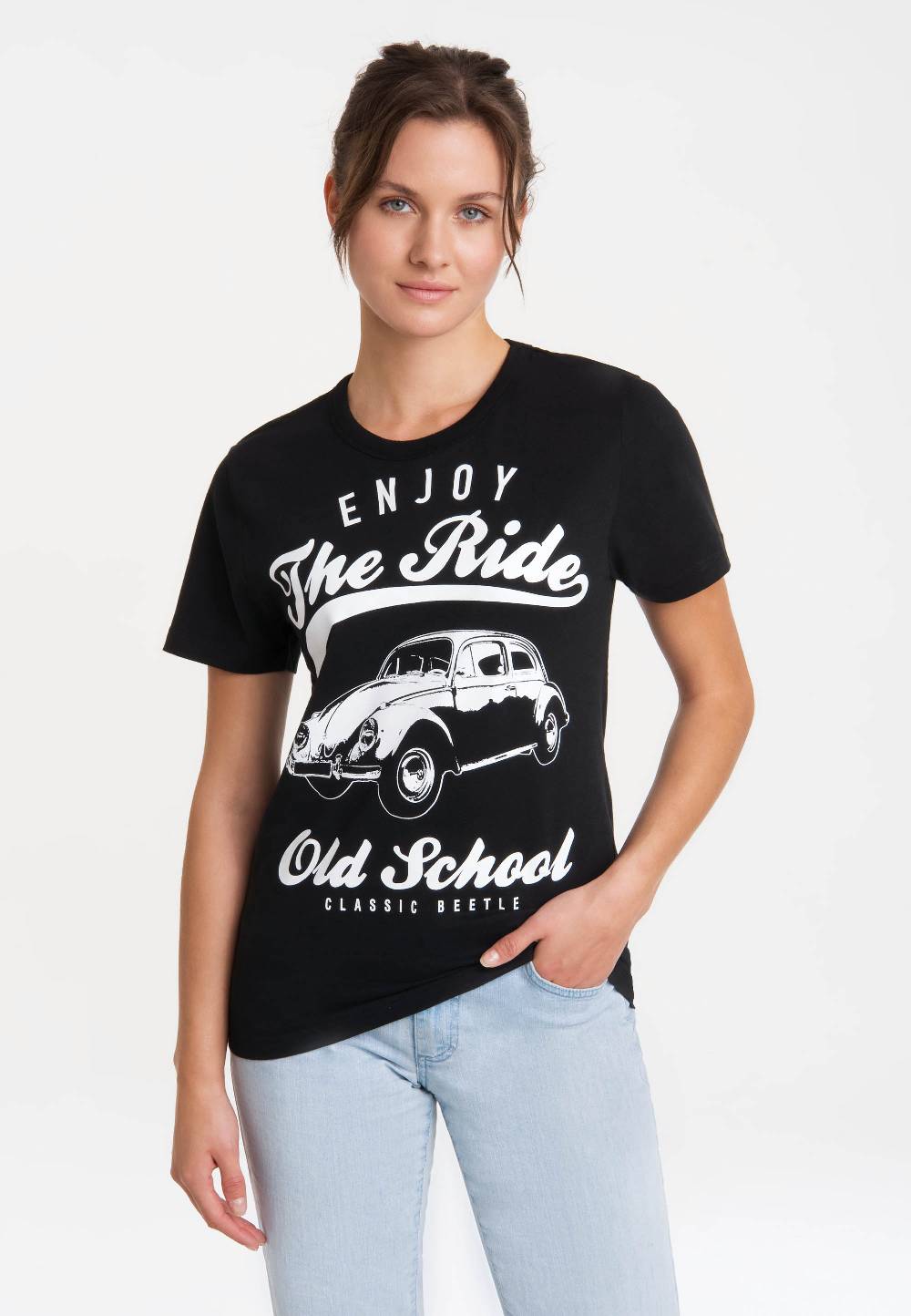 Logoshirt VW - Käfer - Enjoy The Ride - T-Shirt Print - Damen Clearance-Verkauf