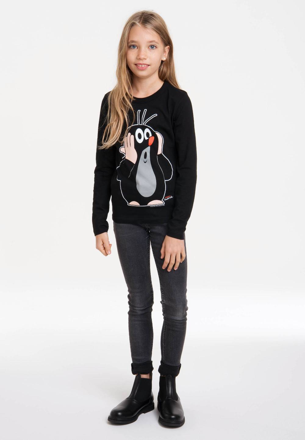 Logoshirt Der kleine Maulwurf - Oh Oh! - Langarmshirt - Print - Kinder Fabrikladen