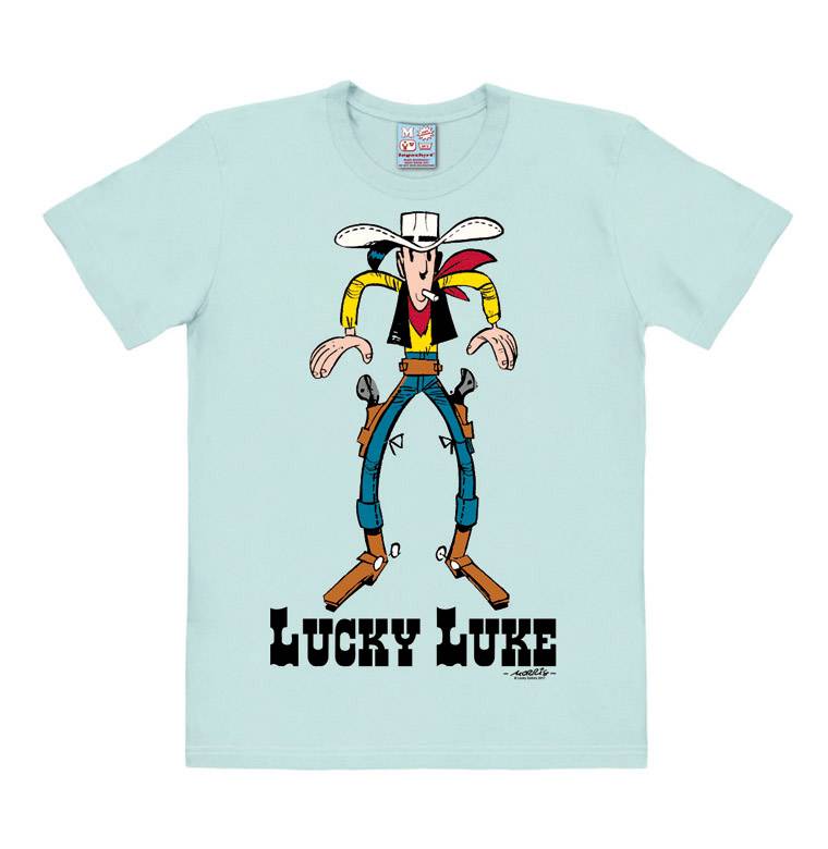Logoshirt Lucky Luke - Showdown - T-Shirt Print - Herren Im Verkauf