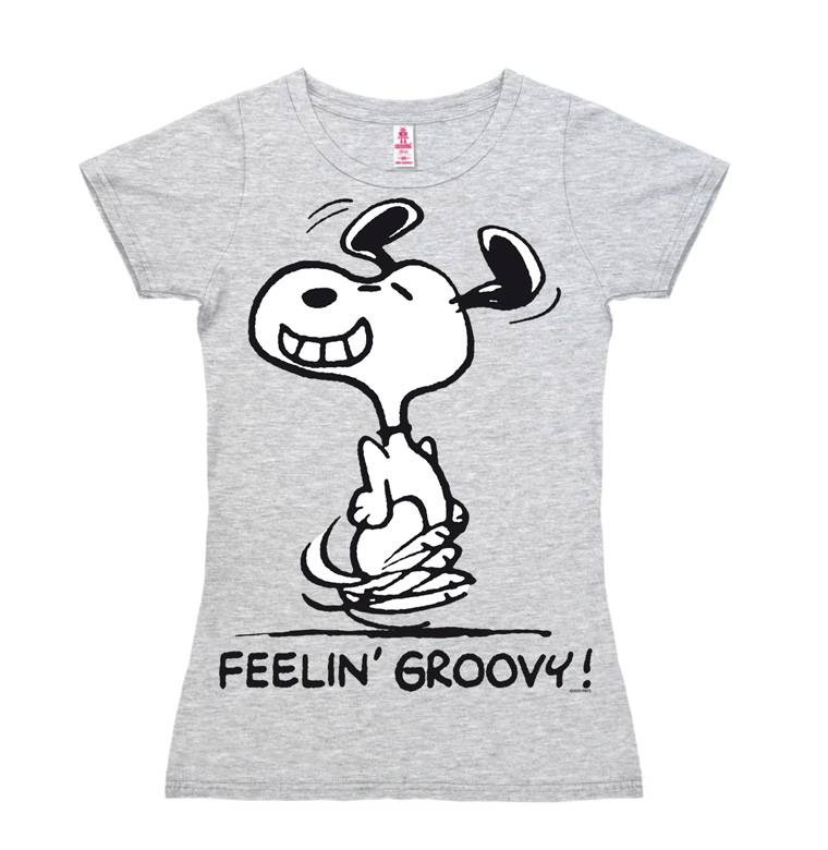 Logoshirt Peanuts - Snoopy - Feelin' Groovy - T-Shirt Print - Damen 2025