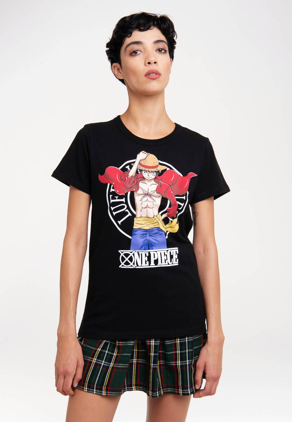 Logoshirt One Piece - Luffy New World - T-Shirt Print - Damen Online