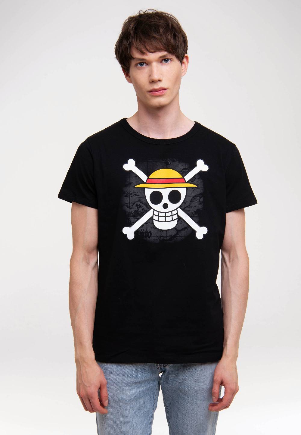 Logoshirt One Piece - Totenkopf - T-Shirt Print - Herren Auslauf