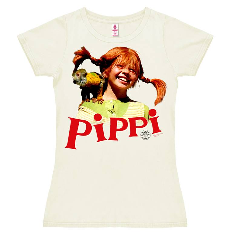 Logoshirt Pippi Langstrumpf & Herr Nilsson - T-Shirt Print - Damen Angebote