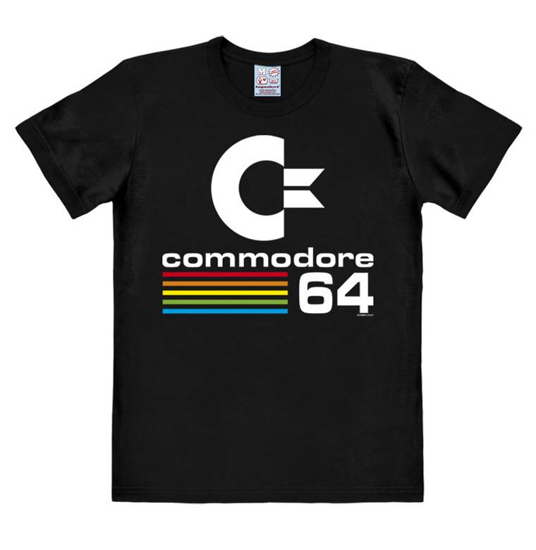 Logoshirt Commodore 64 - C64 Logo - T-Shirt Print - Herren im Angebot