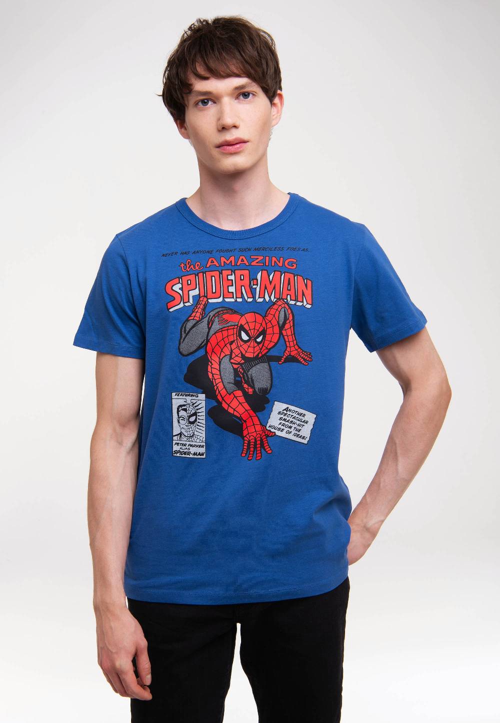 Logoshirt Spider-Man - Merciless Foes - Marvel Comics - T-Shirt Print - Herren Schlussverkauf