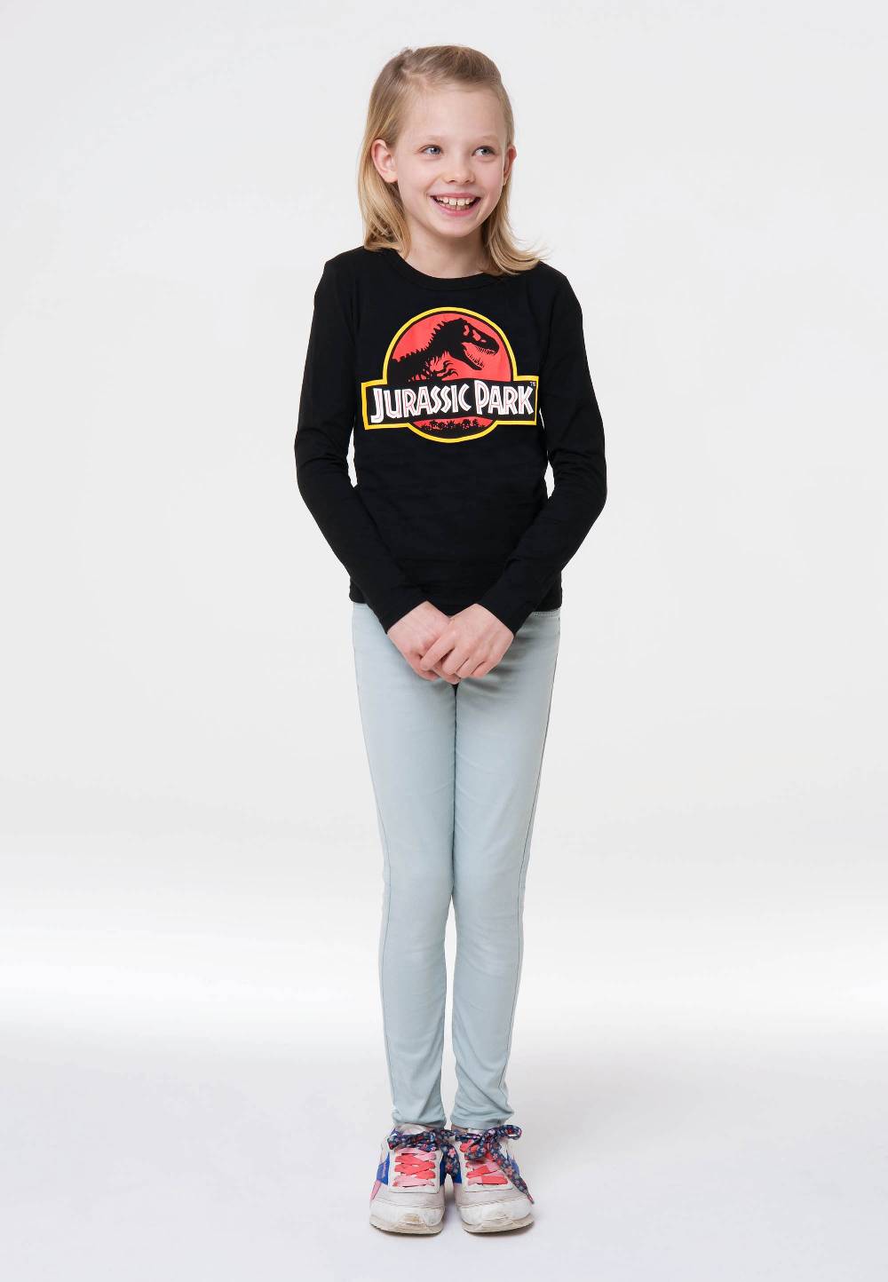 Logoshirt Jurassic Park - Logo - Langarmshirt Print - Kinder Limitierter Zeitrabatt