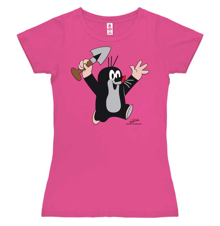 Logoshirt Der kleine Maulwurf - Juhu - T-Shirt Print - Damen Exklusivangebot