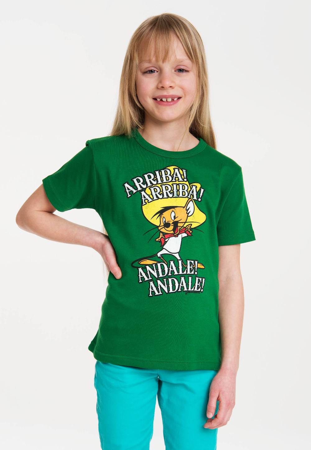 Logoshirt Looney Tunes - Speedy Gonzales - Arriba! Andale! - T-Shirt Print - Kinder Jubiläumsangebot