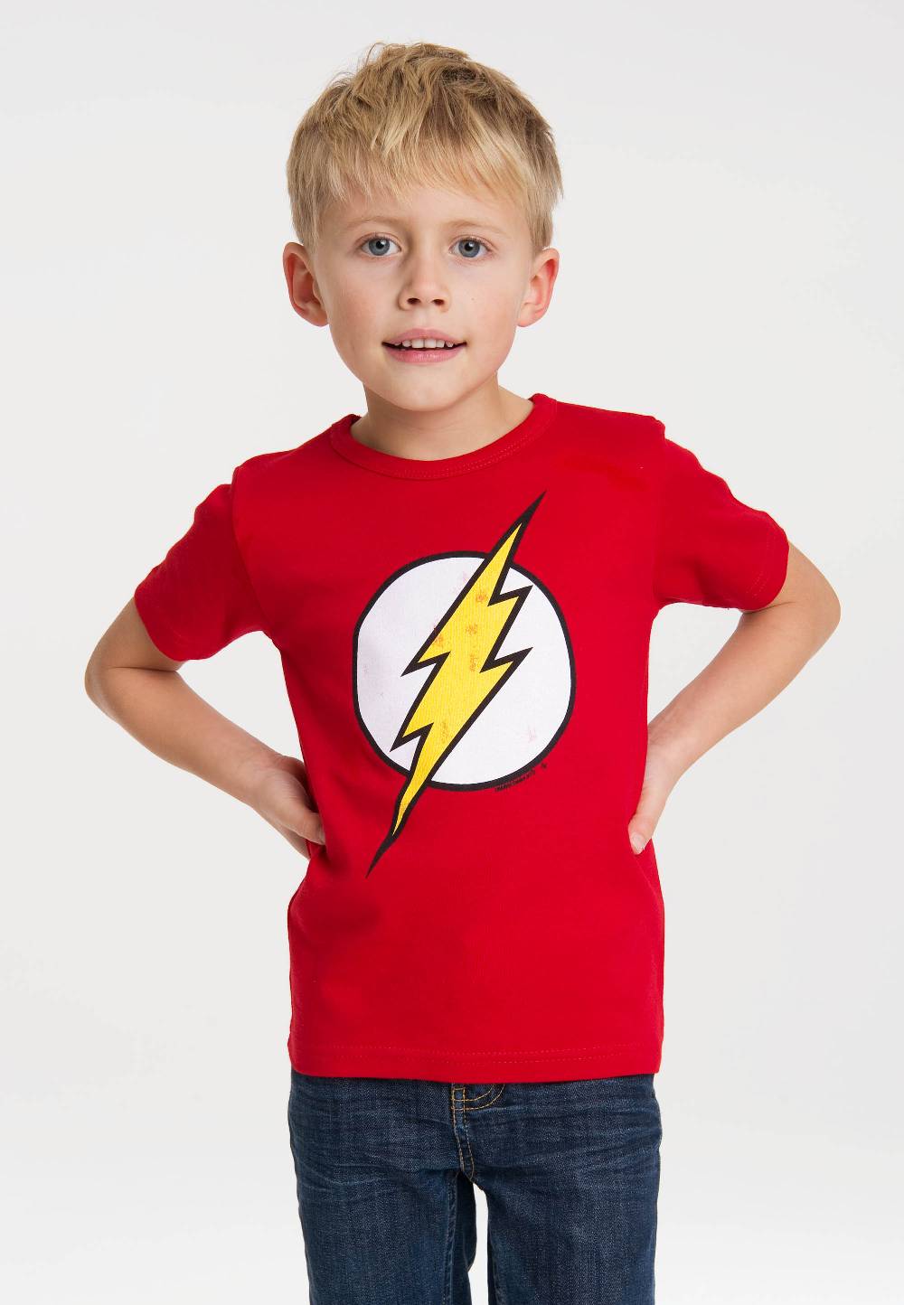 Logoshirt Flash - Logo - DC Comics - T-Shirt Print - Kinder Lagerräumung