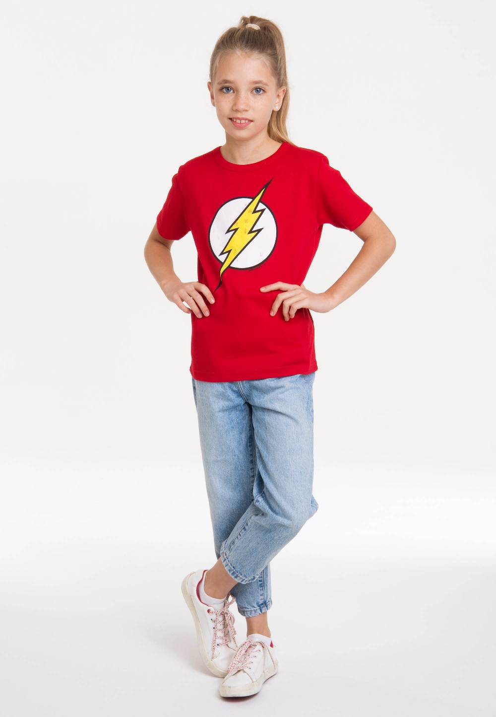 Logoshirt Flash - Logo - DC Comics - T-Shirt Print - Kinder Lagerräumung