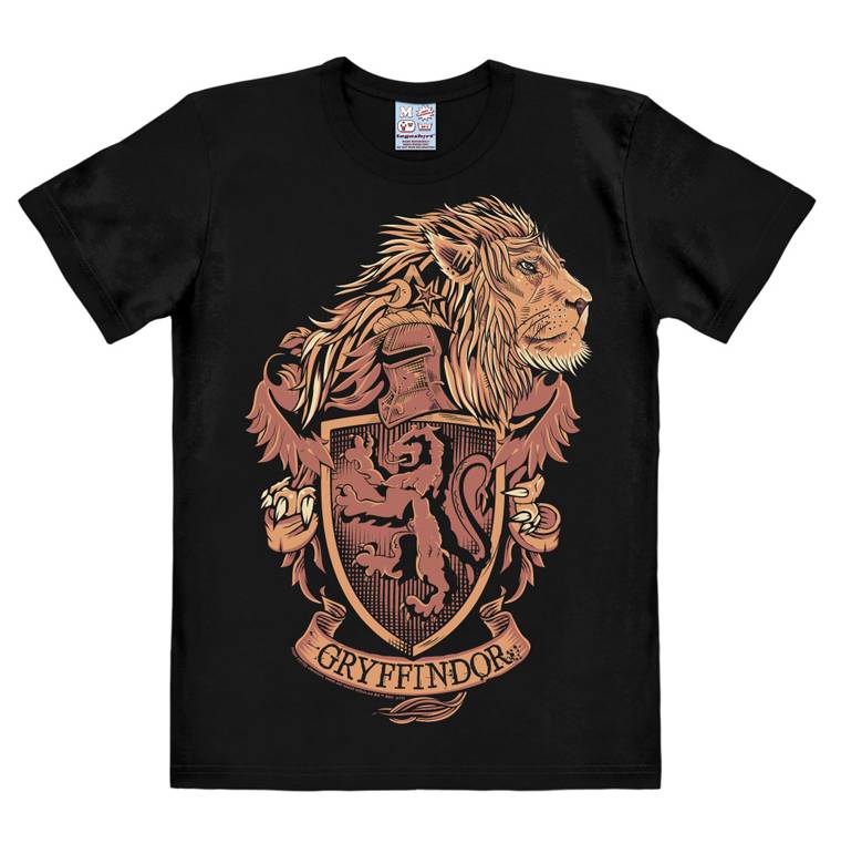 Logoshirt Harry Potter - Gryffindor - Logo - Wappen - Löwe - T-Shirt Print - Damen
