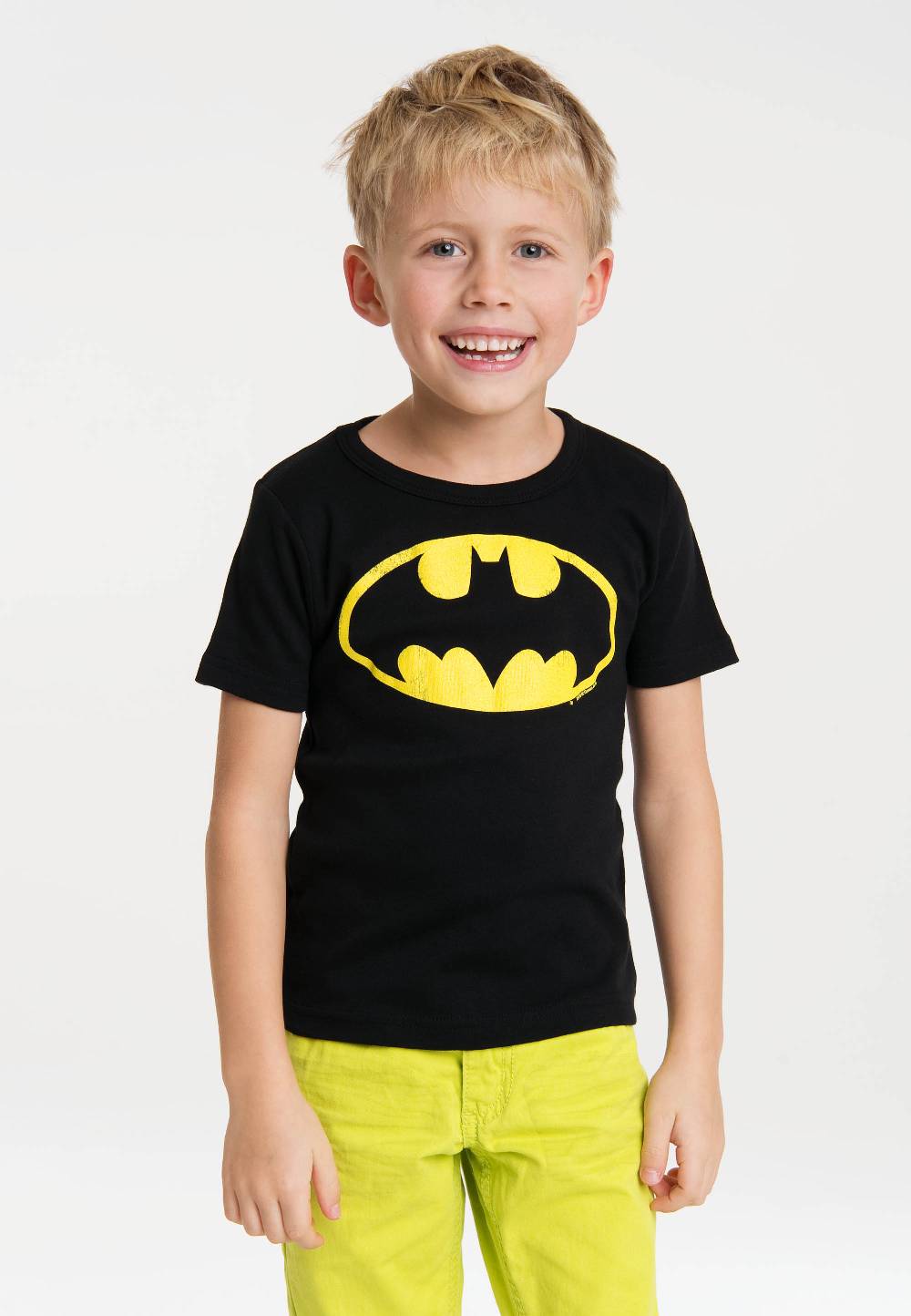 Logoshirt Batman - Logo - DC Comics - T-Shirt Print - Kinder Blitzangebot