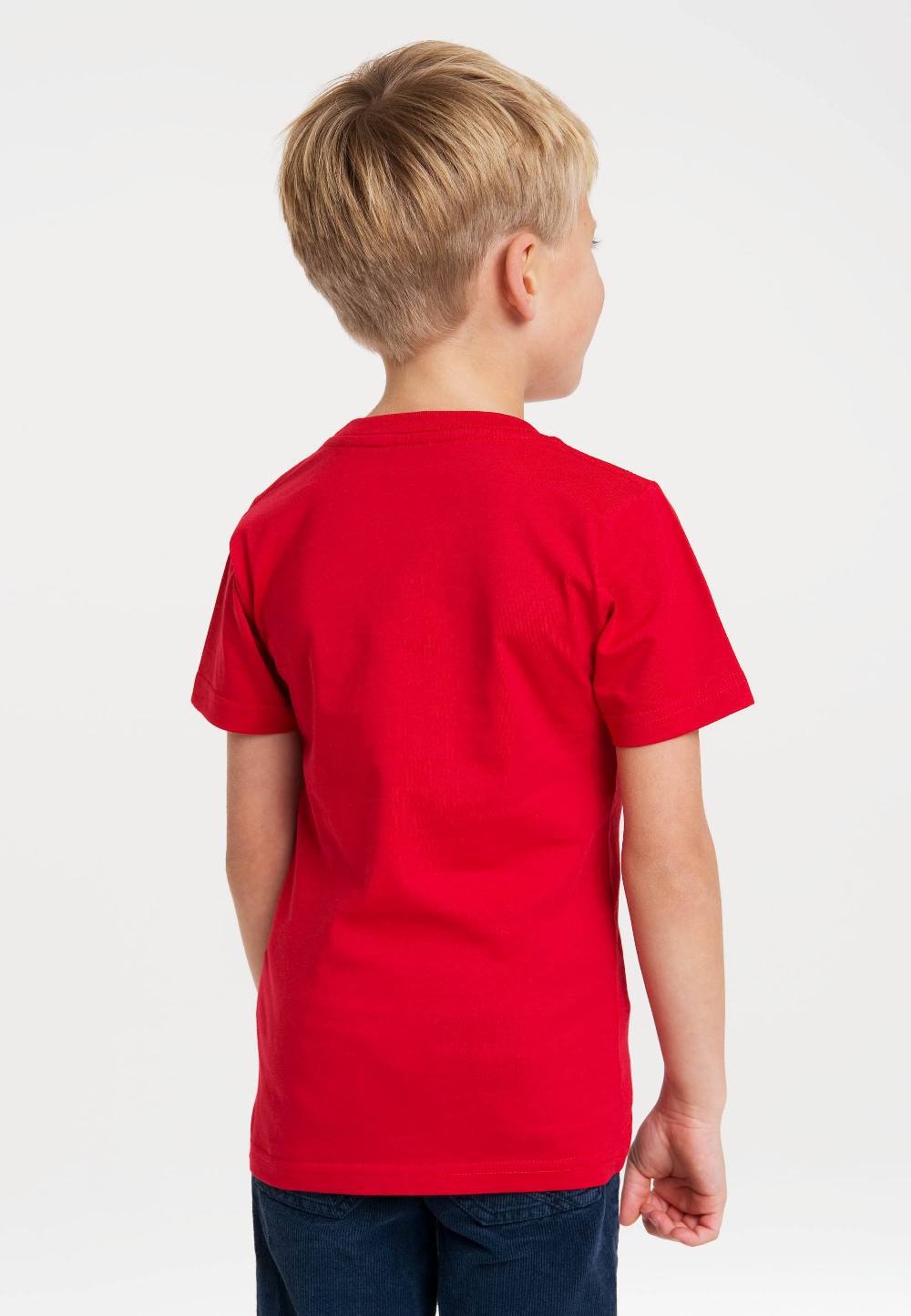 Logoshirt Spider-Man - Maske - Marvel Comics - Bio - T-Shirt Print - Kinder Kauf eins, bekomm eins gratis