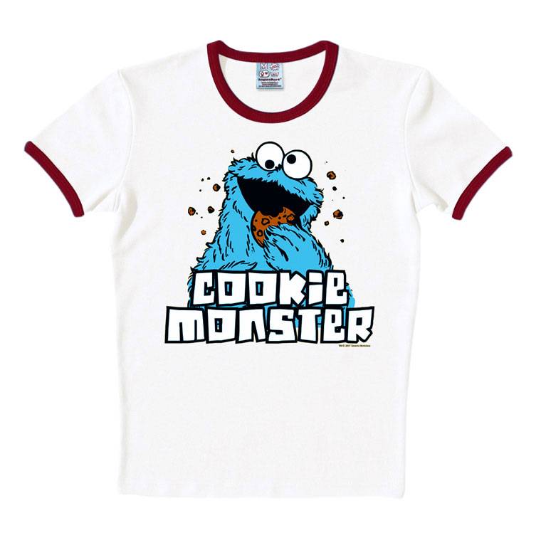Logoshirt Sesamstrasse - Krümelmonster - T-Shirt Print - Damen Tägliche Deals